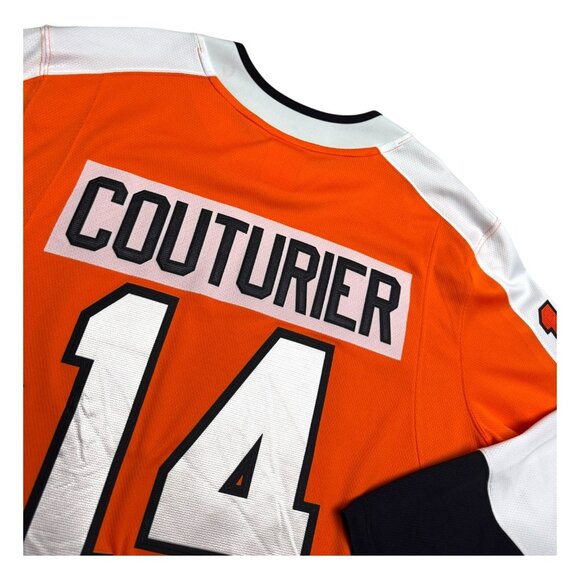 PHILADELPHIA FLYERS Sean Couturier Fanatics NHL Hockey Jersey Mens Large - Picture 4 of 8